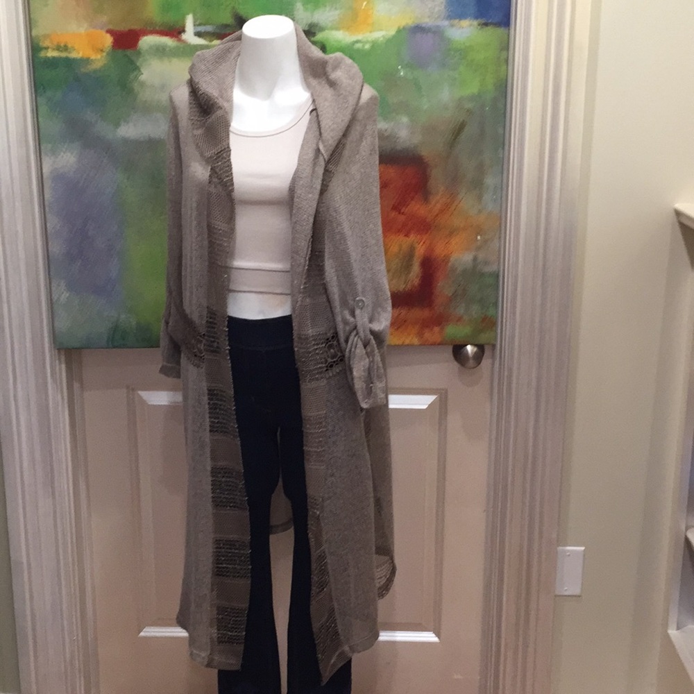 Scandal Italy Ashlyn Long Sweater Knit Cardigan